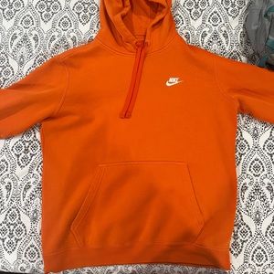 Orange Nike hoodie